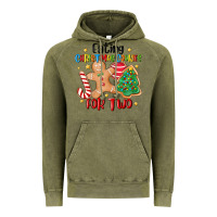 Vintage Olive eating christmas cookies for two Vintage Hoodie - MaliasSmallBusiness