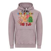Vintage Zinc eating christmas cookies for two Vintage Hoodie - MaliasSmallBusiness