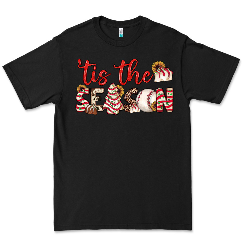 Tis The Season Baseball Little Debbie Tree Cakes Premium Tee by JahusDesignShop | Teevron