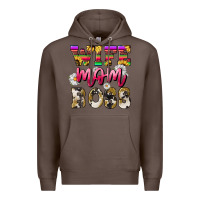 Coffee Wife mom boss daisy Mother's Day Premium Hoodie - HowdyJamesFarm