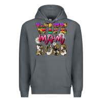Rock Wife mom boss daisy Mother's Day Premium Hoodie - HowdyJamesFarm