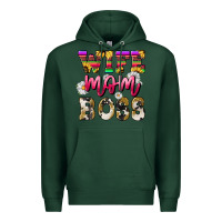 Sports Green Wife mom boss daisy Mother's Day Premium Hoodie - HowdyJamesFarm
