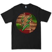 Black leopard lightning bolt Christmas Premium Tee - Jasminsmagicworld