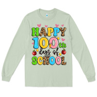 Matcha happy 100 th days of school Long Sleeve Tee - Artiststas
