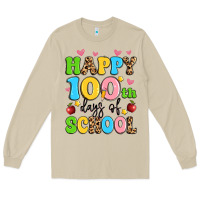 Mushroom happy 100 th days of school Long Sleeve Tee - Artiststas