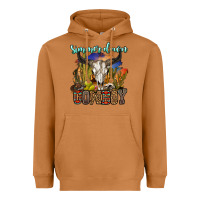 Meerkat simmer down cowboy Heavyweight Hoodie - OliviaCreatesArt