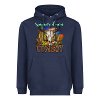 Navy simmer down cowboy Heavyweight Hoodie - OliviaCreatesArt