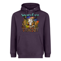Plum simmer down cowboy Heavyweight Hoodie - OliviaCreatesArt