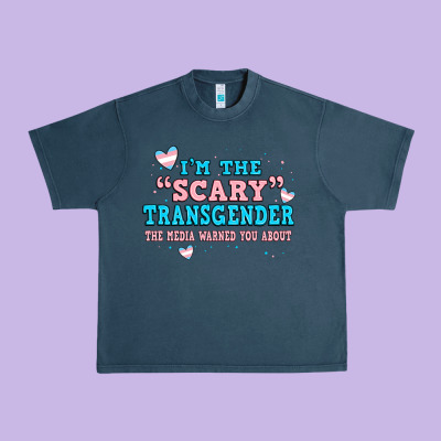 Im Scary Transgender The Media Warned You About Urban Heavy Tee Designed By Jahusdesignshop