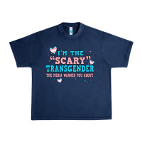 Navy im scary transgender the media warned you about Urban Heavy Tee - JahusDesignShop
