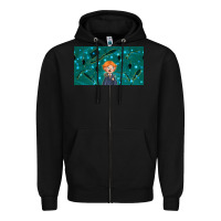 Black wizard boy and mouse Zipper Hoodie - TumblerDesignByShophia