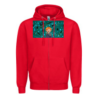 Red wizard boy and mouse Zipper Hoodie - TumblerDesignByShophia