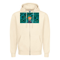 Sandshell wizard boy and mouse Zipper Hoodie - TumblerDesignByShophia