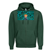 Sports Green wizard boy and mouse Zipper Hoodie - TumblerDesignByShophia