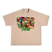 Burro Christmas Texas Urban Heavy Tee - MaliasSmallBusiness