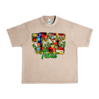 French Oak Christmas Texas Urban Heavy Tee - MaliasSmallBusiness