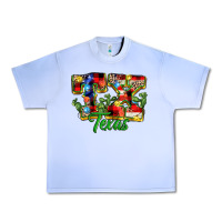 Grape Ice Christmas Texas Urban Heavy Tee - MaliasSmallBusiness