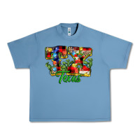 Pebble Blue Christmas Texas Urban Heavy Tee - MaliasSmallBusiness