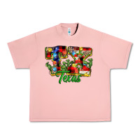 Salmon Christmas Texas Urban Heavy Tee - MaliasSmallBusiness