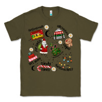 Army Green Merry Christmas Classic Tee - MaliasSmallBusiness