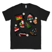 Black Merry Christmas Classic Tee - MaliasSmallBusiness