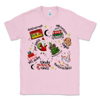 Bubblegum Pink Merry Christmas Classic Tee - MaliasSmallBusiness