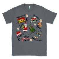 Charcoal Heather Merry Christmas Classic Tee - MaliasSmallBusiness