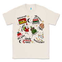Natural Merry Christmas Classic Tee - MaliasSmallBusiness