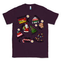 Plum Merry Christmas Classic Tee - MaliasSmallBusiness