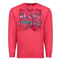 Cardinal you make my heart sing Premium Sweatshirt - OliviaCreatesArt