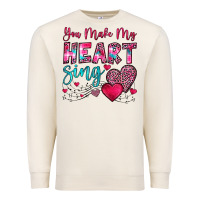Sandshell you make my heart sing Premium Sweatshirt - OliviaCreatesArt