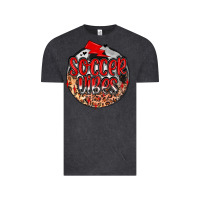 Vintage Black soccer vibes Vintage Tee - MaliasSmallBusiness