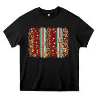 Black christmas socks cookie leopard brushstroke Heavy Core Tee - AdoDesignShop