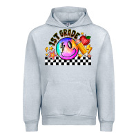 Heather Grey 1St Grade Urban Hoodie - CowhideDigitalArt