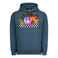 Pigment Midnight Navy 1St Grade Urban Hoodie - CowhideDigitalArt