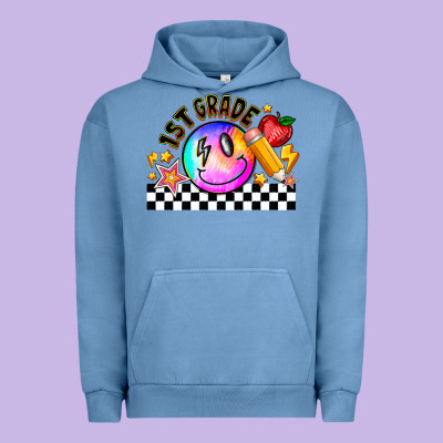 1st Grade Urban Hoodie Designed By Cowhidedigitalart