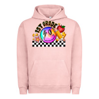 Pigment Salmon 1St Grade Urban Hoodie - CowhideDigitalArt