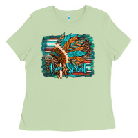 Matcha free spirit native american indian headdress Ladies Tee - Artiststas