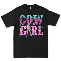 Black cowgirl sassy with pink cowgirl Premium Tee - NancyCooperArtShop