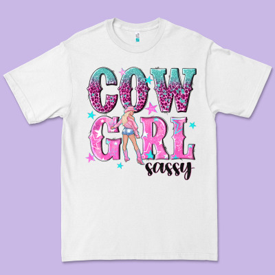 Cowgirl Sassy With Pink Cowgirl Premium Tee Designed By Nancycooperartshop