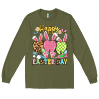 Army Green happy easter day dental squad Long Sleeve Tee - Artiststas