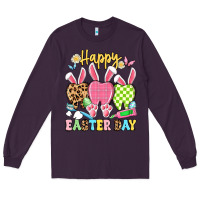 Plum happy easter day dental squad Long Sleeve Tee - Artiststas