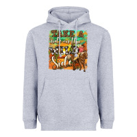 Heather Grey take a ride on the wild side Heavyweight Hoodie - OliviaCreatesArt