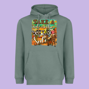 Take A Ride On The Wild Side Heavyweight Hoodie Designed By Oliviacreatesart