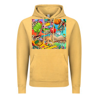 Vintage Mustard school elements Vintage Hoodie - NancyCooperArtShop