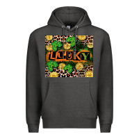 Charcoal Heather St. Patricks Day lucky Premium Hoodie - CowGirlArtShop