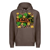 Coffee St. Patricks Day lucky Premium Hoodie - CowGirlArtShop