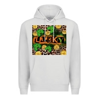 Dove Grey St. Patricks Day lucky Premium Hoodie - CowGirlArtShop
