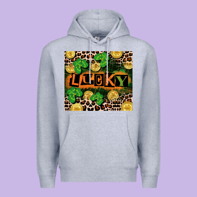 St. Patricks Day Lucky Premium Hoodie Designed By Cowgirlartshop