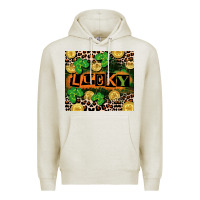 Oatmeal Heather St. Patricks Day lucky Premium Hoodie - CowGirlArtShop